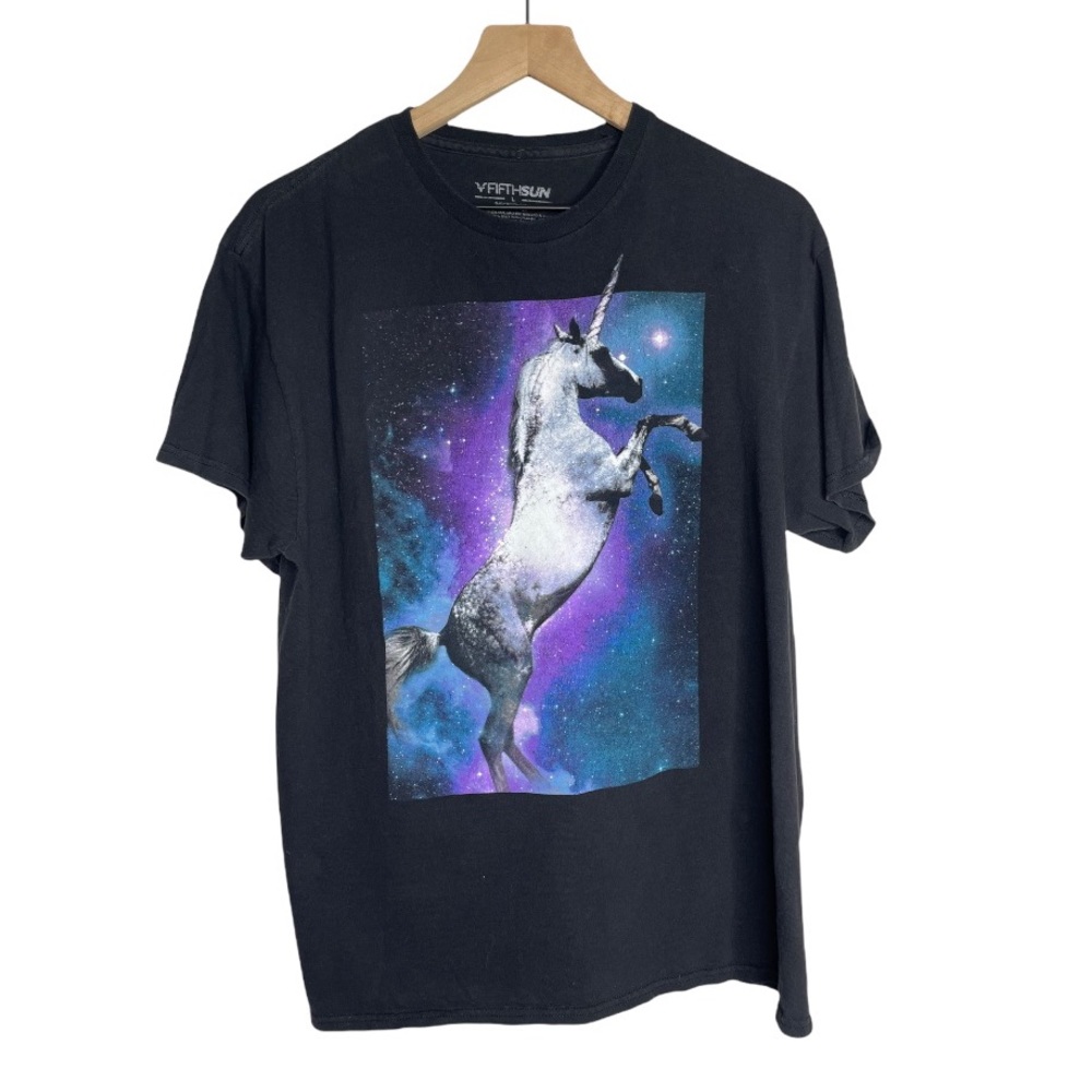 Fifth Sun Space Unicorn T-Shirt size L